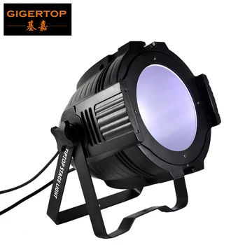 Gigertop TP-P61 200 Вт COB RGBWA UV 6В1 Цветной светодиодный Номинальный светильник Алюминиевый Корпус Barndoor Дополнительный 3-Контактный разъем DMX In/Out
