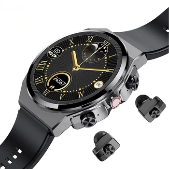 2023 Новые Смарт-часы JM08 Наушники Мужские TWS 2 в 1 Bluetooth Гарнитура для Вызова Беспроводные Наушники Для Воспроизведения Музыки Спортивные Фитнес-Умные Часы