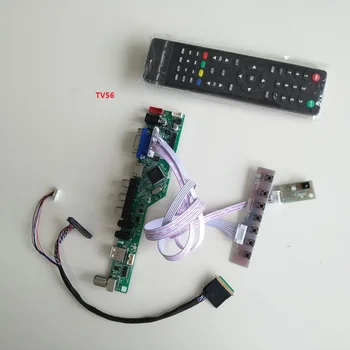 универсальный совместимый LTN156AT19/B116XW02/HB140WX1 Плата драйвера контроллера экрана VGA пульт дистанционного управления TV AV 1366 × 768 40pin ЖК-светодиодный комплект