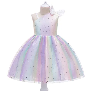 платье для девочки Elegant Wedding Party Dress Kid Girl vestidos para niñas Children Girls Clothing