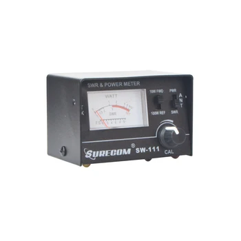 Измеритель мощности КСВ компактной портативной рации SURECOM SW-111, 3-функциональный измерительный прибор