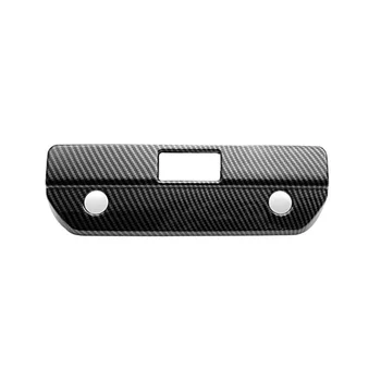 Карбоновое Волокно ABS Задняя Ручка Двери Багажника, Накладка Крышки Чаши дляChevy Silverado/GMC Sierra 1500