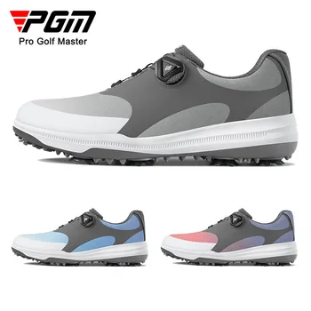 Обувь для гольфа PGM, мужская обувь, водонепроницаемая обувь, шнурки с ручками, активность, гвоздь, спорт для отдыха, мужская обувь для гольфа