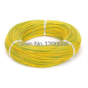 UL 1007 24AWG желто-зеленый 10 метров 24AWG UL1007 Гибкий электронный провод 24 awg 1,4 мм ПВХ Электронный провод
