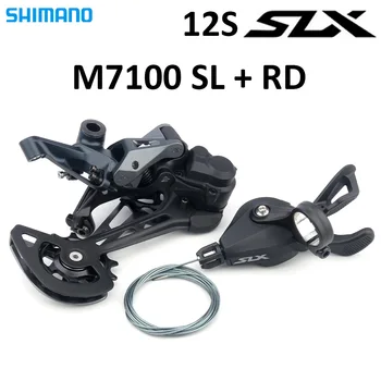 Shimano Deore SLX M7100 12V Groupset MTB Рычаг Переключения Передач Задний Переключатель Горный Велосипед 12 Скоростной Комплект SLX Ratio 12S Задний Переключатель