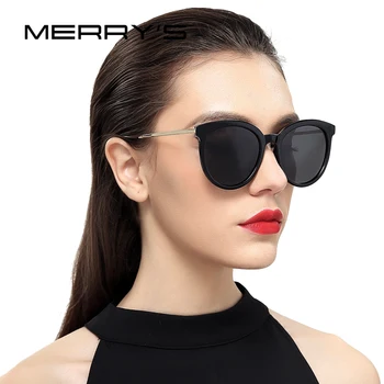 Женские брендовые дизайнерские поляризованные солнцезащитные очки MERRYS 