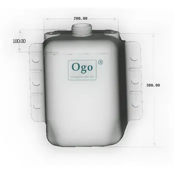 Резервуар для воды OGO объемом 9,2 Л HHO