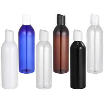 Бутылки Многоразового Использования Пресс-Колпачок Для Выжимания Образца Пластика Для Контейнеров Прозрачная Бутылка Для Лосьона С Прозрачными крышками Для Шампуня Оптом