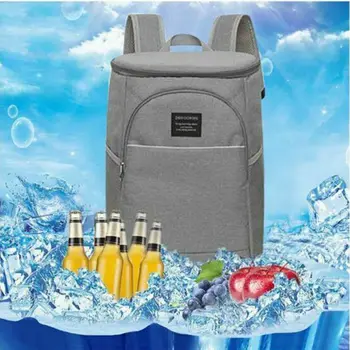 Большая водонепроницаемая изолированная сумка для сохранения тепла для Кемпинга, сумка для пикника со Льдом, сумки для ланча, Термальный рюкзак, сумка-холодильник