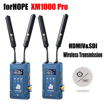 Беспроводная система передачи видеоизображения forHOPE XM1000pro с домофоном Push Streaming SDI HDMI-Совместимый передатчик и приемник