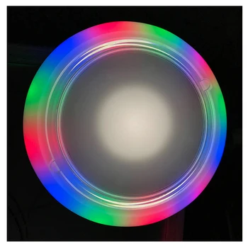 аркадная кнопка с подсветкой 120 мм RGB, меняющая цвет, светодиодная красочная мигающая кнопка для аркадного игрового автомата