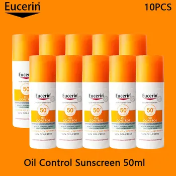 Eucerin Oil Control Солнцезащитный крем для лица 50 мл, антивозрастной, увлажняющий, нежный, не вызывающий раздражения, осветляющий уход за кожей