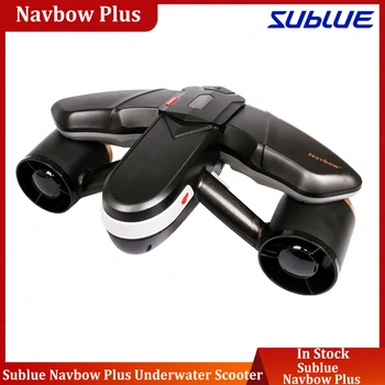 Подводный самокат Sublue Navbow + Ручной умный электрический подводный скутер, оснащенный 3 переключателями скорости, цифровым компасом, интеллектуальным управлением с помощью приложения