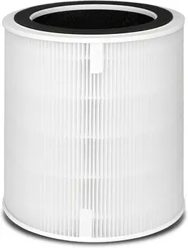 Воздушный сменный фильтр, совместимый с очистителем воздуха LV-H135, 3-в-1 H13 True HEPA Filter, LV-H135-RF, Белый, 1 упаковка