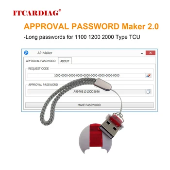 ОДОБРЕНИЕ PASSWORD Maker 2.0 для значений ограничителя скорости Запрос на загрузку движка Длинные пароли для 1100 1200 2000 типа TCU Serial