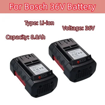 Литий-ионная Аккумуляторная Батарея 36V 8.0AH для Bosch BAT810 BAT840 D-70771 BAT836 BAT818 2607336003 Запасные Батареи для Инструментов