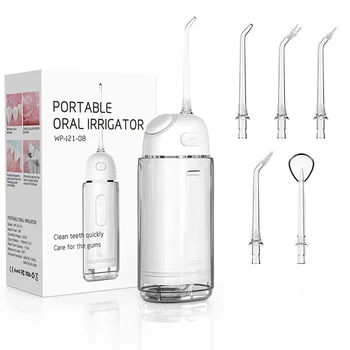 Новые электрические Флоссеры для воды для зубов 180 мл Ирригатор для полости рта Перезаряжаемый портативный стоматологический 4 режима Waterpoof IPX7