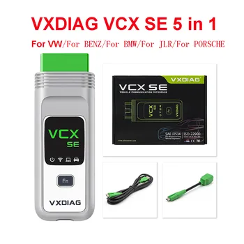 VXDIAG VCX SE 5 в 1 Pro VX 408 508 Автомобильный OBD2 Диагностический сканер ECU Программное Обеспечение для Кодирования HDD SDD для BMW Программирование OEM DoIP J2534