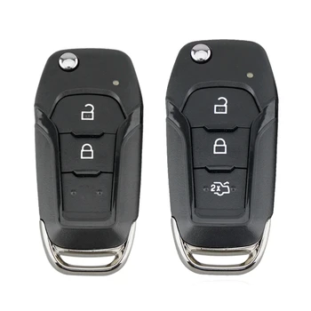 Автомобильный умный дистанционный ключ из 2 предметов 433 МГц для Ford, 3 кнопки и 2 кнопки