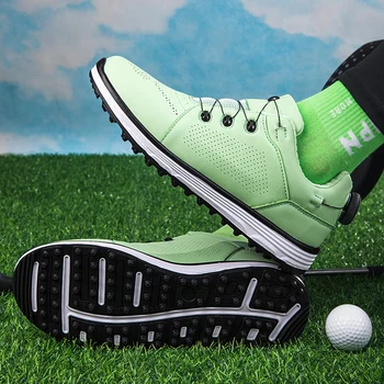 Новое поступление, обувь для гольфа для пар, износостойкая спортивная обувь, Мужская Женская Противоскользящая Унисекс, брендовые кроссовки для гольфа, Мужские кроссовки для гольфа