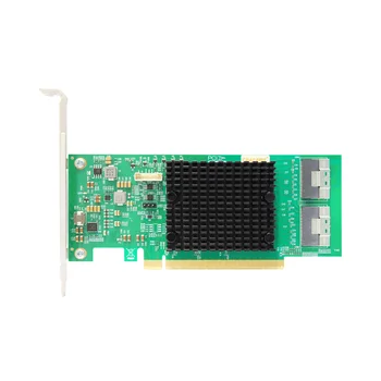 CNT42PE16 Адаптер NVMe U.2 Dua Порт SFF8654 (x8) PCIe4.0 x16 Низкопрофильный и с поддержкой полной высоты PCIe4.0 SSD Требует раздвоения PCIe