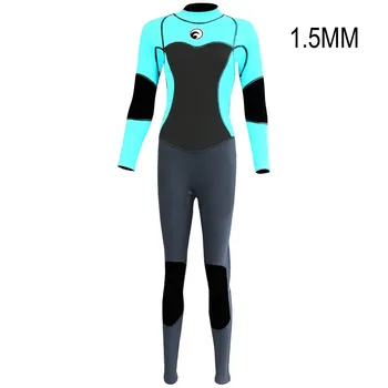 1,5 мм Неопреновый костюм для подводной Охоты, сохраняющий тепло, Водонепроницаемый Водолазный костюм для женщин, Подводная охота, подводное плавание, серфинг, гидрокостюм для плавания
