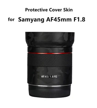 Наклейка для объектива Samyang AF45 F1.8 E Mount Защитная Пленка для кожи для объектива Samyang AF 45 мм f/1.8 FE Наклейка Для объектива С Защитой От царапин, Защитная пленка