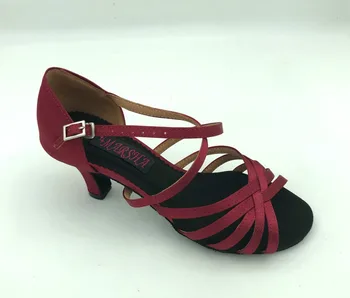 Горячая распродажа, удобные женские туфли для латиноамериканских танцев, обувь для бальной сальсы, обувь для танго, 6201BU, танцевальные туфли на низком каблуке, обувь на высоком каблуке