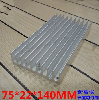 Высококачественный алюминиевый радиатор 75*22*140 мм алюминиевый радиатор-охладитель PBC радиатор PCB Heatsink