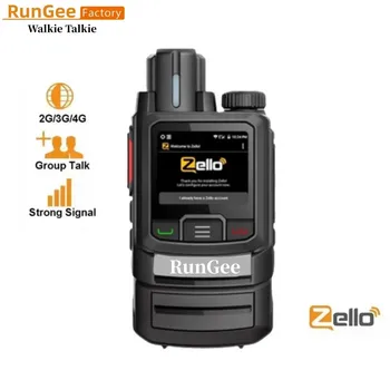 Rungee Zello Портативная Рация Handy Long Range 4G GPS Wifi Blue Tooth Мобильное Любительское радио Двухстороннее Радио