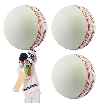 Спортивный мяч для крикета, спортивные мячи для крикета, Портативный Мягкий тренировочный мяч для крикета, сшитый вручную, Клубный мяч для крикета для