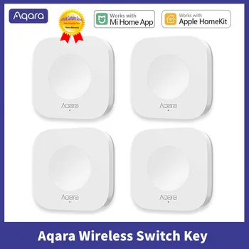 Датчик Aqara Smart Wireless Mini Switch Key Подключение Zigbee Дистанционная Кнопка управления одним Ключом Домашняя Безопасность Mihome Homekit