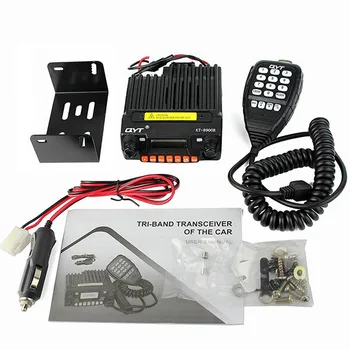 QYT kt-8900r портативная рация приемопередатчик УКВ автомобильная радиостанция KT8900R мини мобильное радио 136-174/240-260/400- 480 МГц DTMF CTCSS