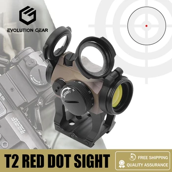 Новый рефлекторный прицел Evolution Gear 2MOA Red Dot 1x20 м для охотничьих страйкбольных винтовок с креплениями Leap Larue Полная маркировка