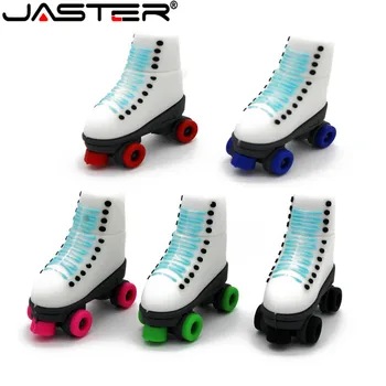 JASTER Ice Skates Флеш-Накопитель USB флэш-накопители Подлинный флешка 4 ГБ 16 ГБ 32 ГБ 64 Гб Роликовые Коньки Обувь USB флэш-диск memory stick