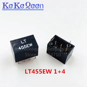 100 шт./лот LT455EW LT455E 455E 455 1 + 4 5Pin DIP-5 керамический фильтр 455 кГц для реле сигналов связи