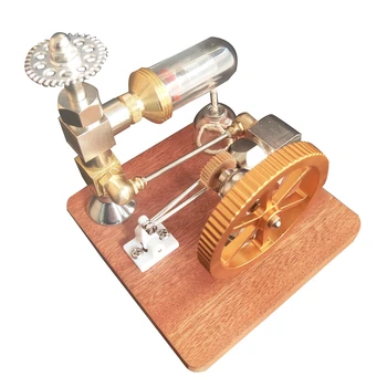 Модель двигателя Стирлинга, регулируемая скорость с вертикальным маховиком, Физическая мощность, научный эксперимент, двигатель, игрушка для мальчиков, подарок