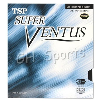 Резина для настольного тенниса TSP SUPER VENTUS (натяжение при отжиме, сделано в Германии) Чайная ложка Ventus Губка для пинг-понга