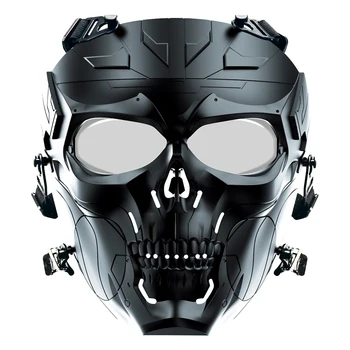 Новая механическая маска для страйкбола и пейнтбола с ПК-линзой для спортивной тактической защиты, игры CS, военной охоты и снаряжения