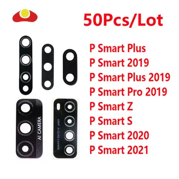 50 Шт. Для Huawei P Smart S P Smart Z P Smart Plus Pro 2019 2020 2021 Стеклянная Линза Задней камеры С Клейкой Наклейкой
