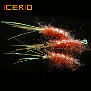 ICERIO 5 шт. # 6 тонущая приманка для морской форели с креветками в морской воде