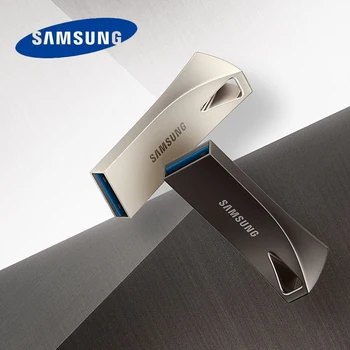 SAMSUNG BAR PLUS 400 МБ/с. 256 ГБ 128 ГБ USB 3,1 Флэш-накопитель 300 Мб/с. 64 ГБ USB3.0 Флеш-накопитель Металлическая карта памяти