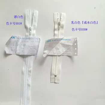 Белая нейлоновая катушка Ykk 3 # с закрытым концом, сумка для брюк, пенал, аксессуары для шитья ручной работы