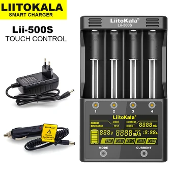 Liitokala Lii-500 Lii-PD4 Lii-500S Lii-S6 Lii-PD2 ЖК-дисплей 3,7 В/1,2 В 18650 18350 18500 21700 20700 26650 Литиевая Батарея Зарядное устройство