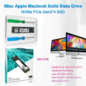 512 ГБ SSD-накопитель для MacBook Air NVMe PCle 3 * 4 TLC Твердотельный накопитель Apple SSD Для MacBook Pro iMac Mac Pro Mini Обновление емкости