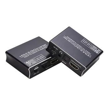 Xput 18 Гбит/с HDMI ARC Оптический Аудио Экстрактор 4 К 60 Гц HDMI-HDMI Аудио Экстрактор Поддержка Оптического