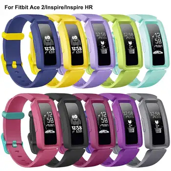 Силиконовый ремешок для детского браслета Fitbit Ace 2, сменные аксессуары, браслет Для браслета Fitbit Inspire/Inspire HR/ACE2