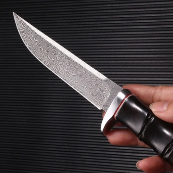 VG10 Дамаскуститановый Складной нож для боевого выживания EDC, карманные Ножи для кемпинга, самообороны на открытом воздухе, Спасательный Универсальный нож