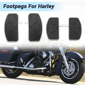 Мотоциклетная Напольная Доска Для Всадника Подножка Подножки Педаль Подставка для Ног Harley Touring Electra Glide Road King Street Glide 1996-2021
