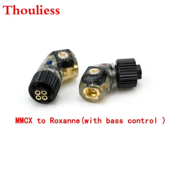 Штекер для наушников Thouliess для H24 Roxanne 24 Iriver AK R03 AKR02 UM PP6 в MMCX/0,78 мм Женский конвертер-адаптер с регулятором низких частот